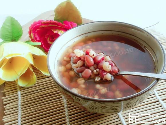 红豆薏米甜汤#多效护