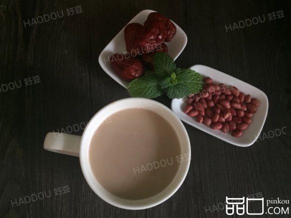 红枣花生露