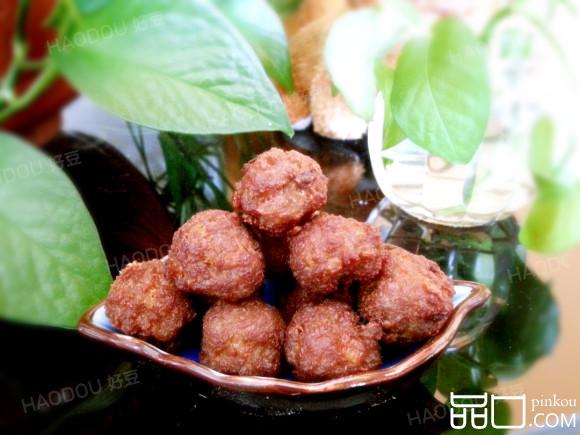 干炸牛肉丸子