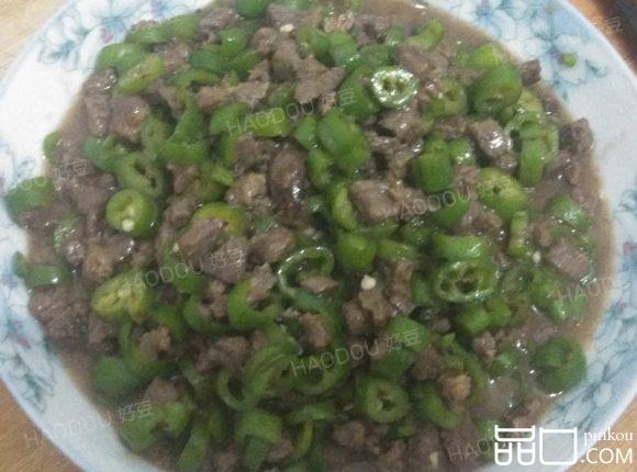 青椒牛肉粒