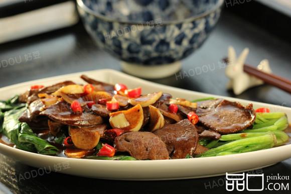蚝油猪肝菠菜