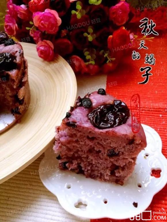 红枣紫薯发糕