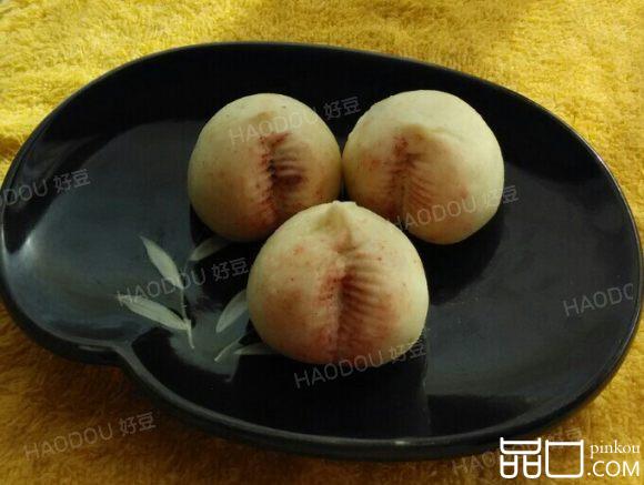 寿桃豆沙包
