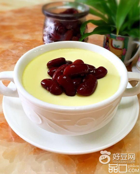 红腰豆牛奶鸡蛋羹