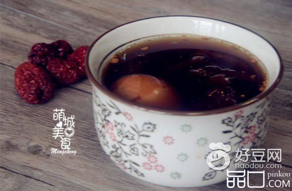 红枣枸杞鸡蛋桂圆茶