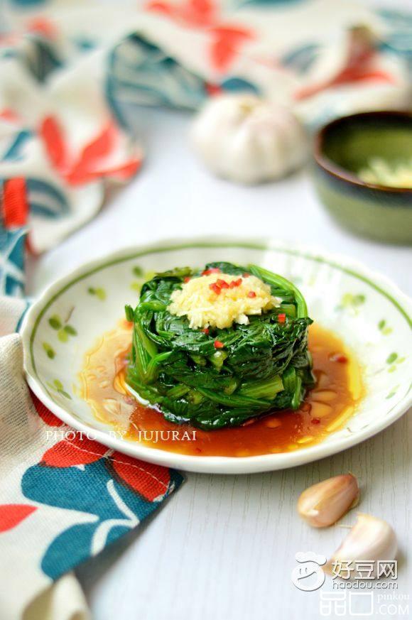 蒜蓉菠菜塔