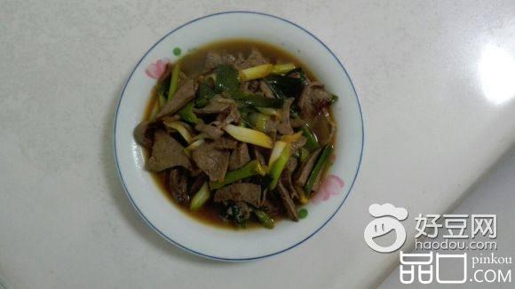 大蒜炒猪肝
