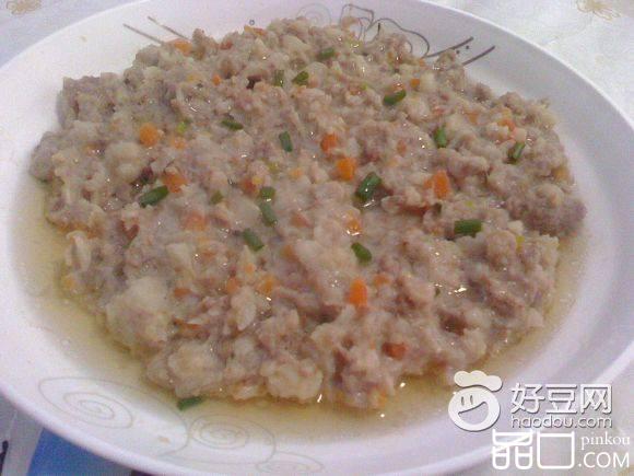 马蹄蒸肉饼
