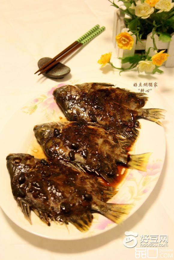 豉汁蒸金鼓鱼