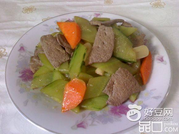 青瓜炒猪肝
