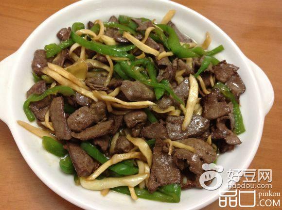 猪肝皎白辣椒