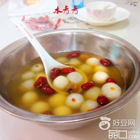 红枣荔枝煮汤圆