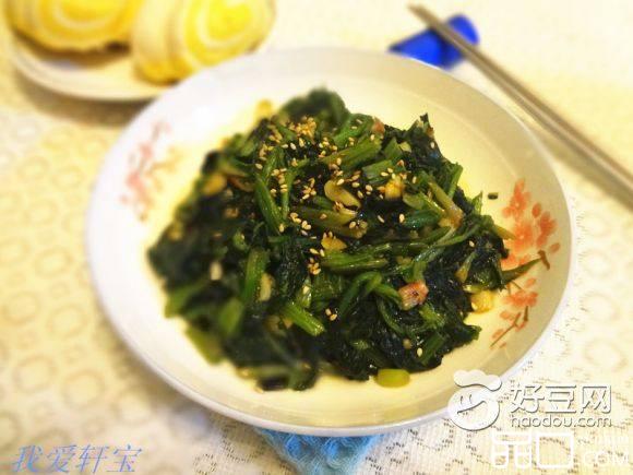 素炒菠菜