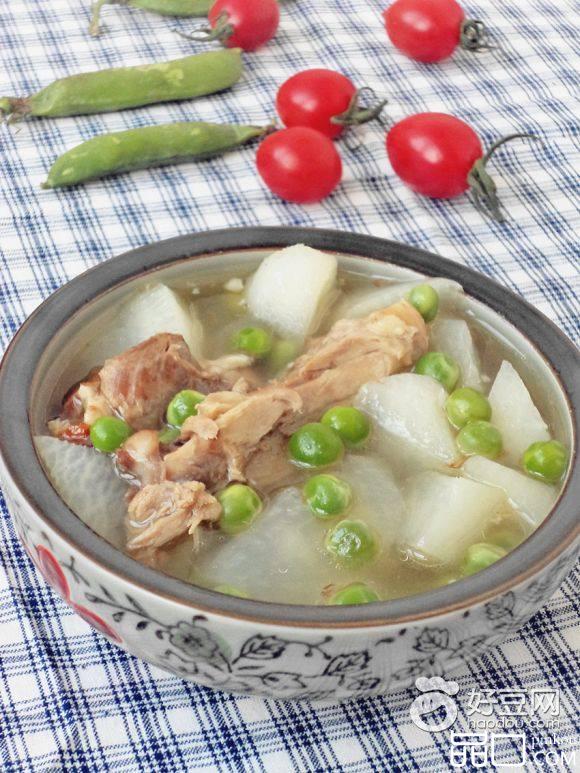 豌豆鸭骨萝卜汤