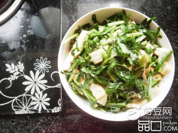 韭菜炒豆干