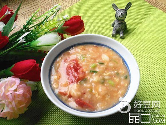 番茄鸡蛋疙瘩汤