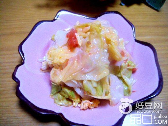 西红柿圆白菜