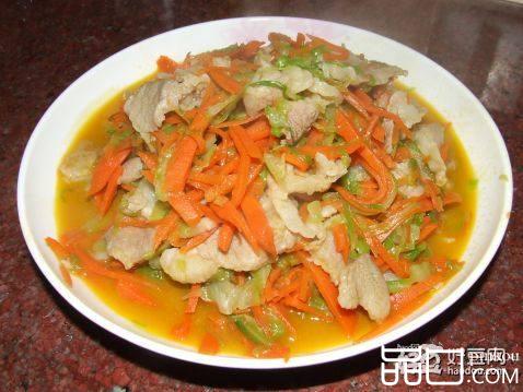 杂蔬肉片