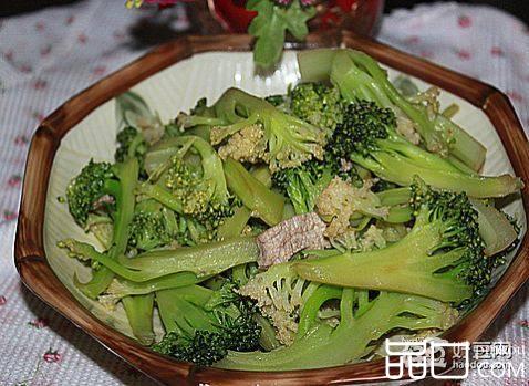 猪肉炒双花
