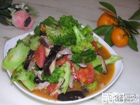 香菇炒西兰花