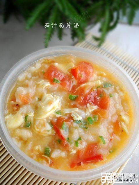 最最家常的茄汁面片汤
