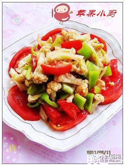 番茄辣菜花