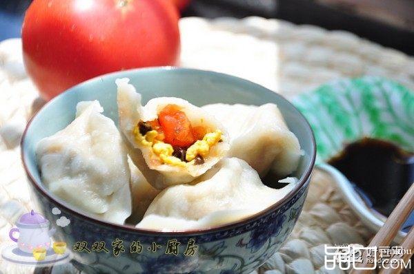 西红柿鸡蛋饺 