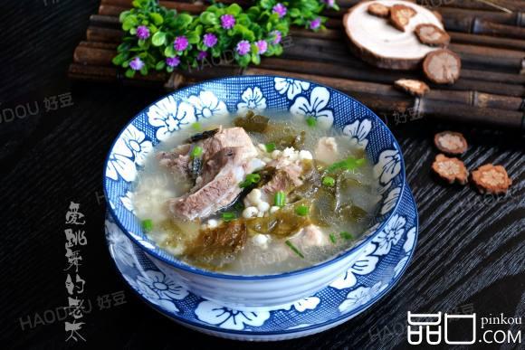 螺旋藻薏米排骨煲