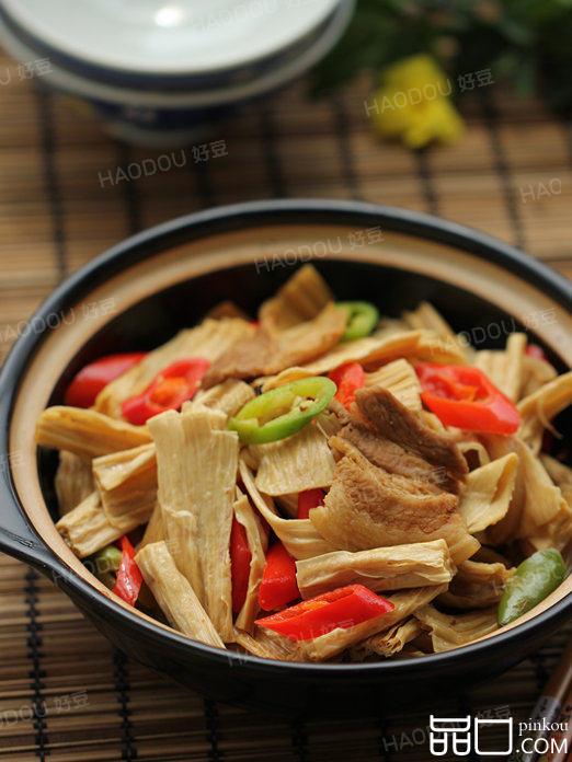 腐竹焖五花肉