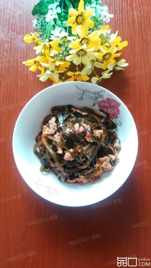 海带丝炒瘦肉