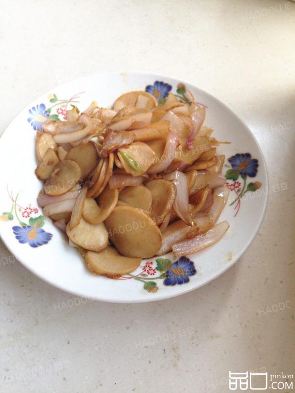 杏苞菇炒洋葱