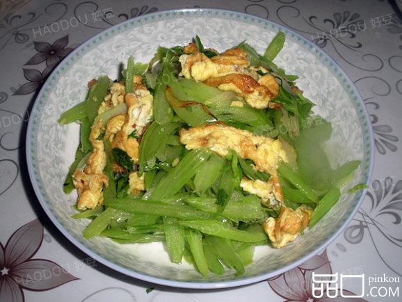 鸡蛋炒芹菜