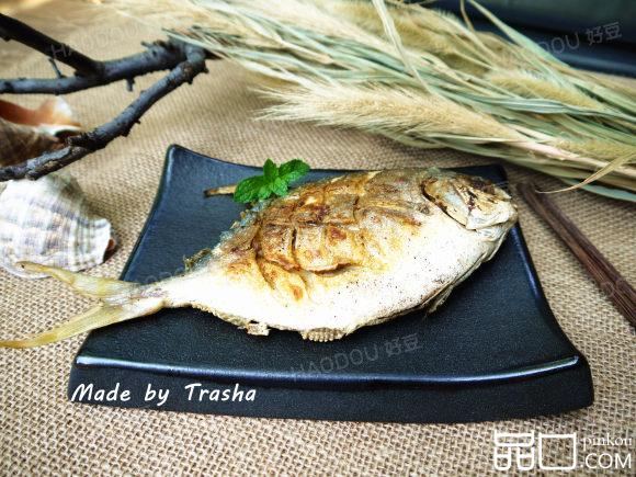 煎金鯧鱼