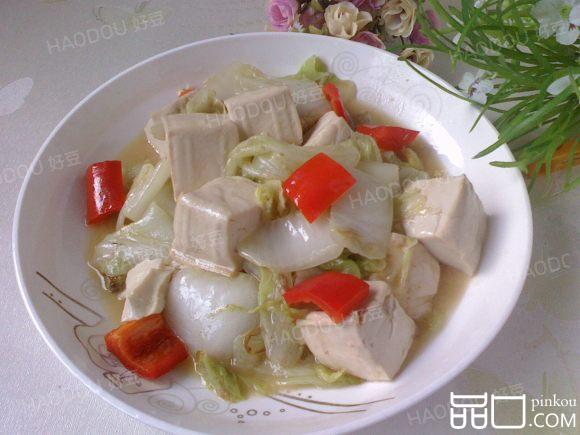 白菜烧豆腐
