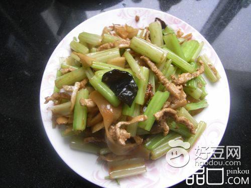 芹菜竹笋炒肉丝
