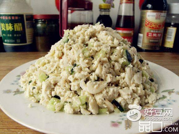 大蒜虾皮豆腐