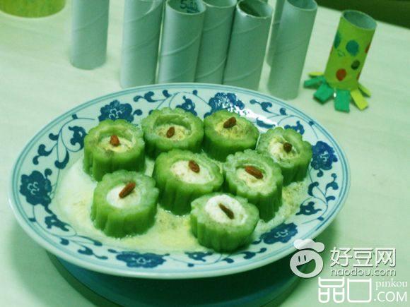鹌鹑蛋镶苦瓜