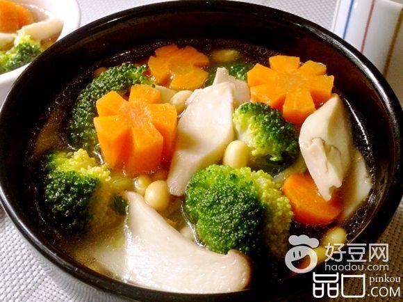 红萝卜煮蘑菇