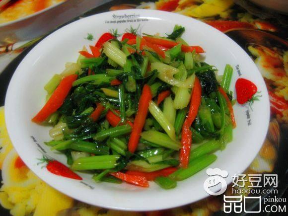 素炒芹菜胡萝卜