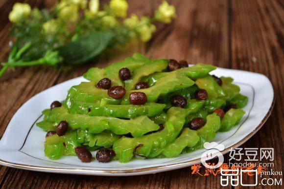 豆豉拌苦瓜