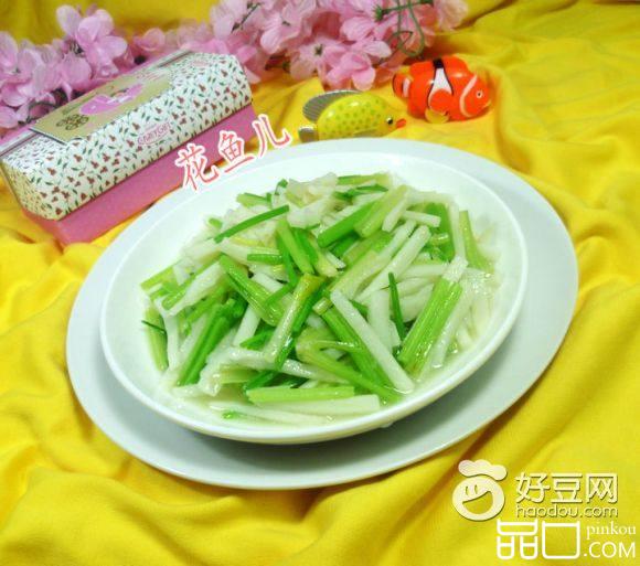 芹菜炒莲藕