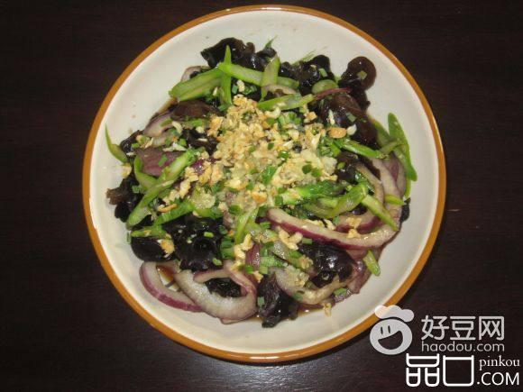 凉拌芦笋木耳