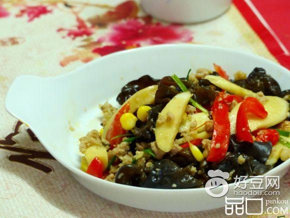 茭白炒木耳