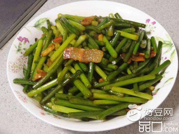 蒜薹炒咸肉