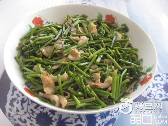 肉丝炒蕨菜