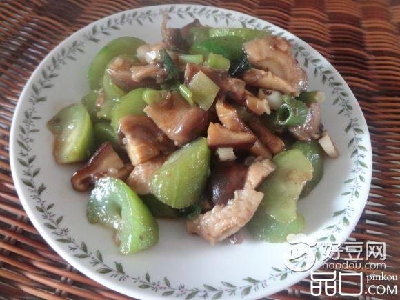 香菇滑炒丝瓜