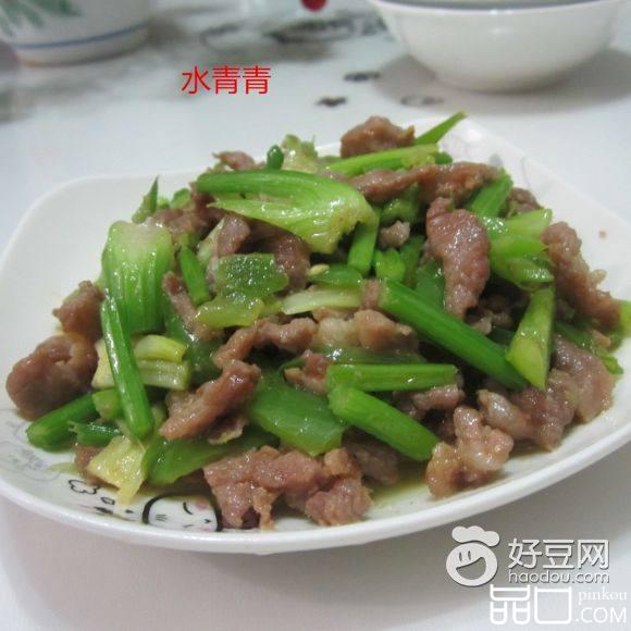 西芹肉丝