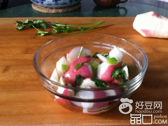 凉拌花樱萝卜