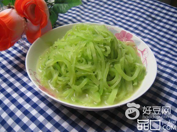 素炒莴笋丝