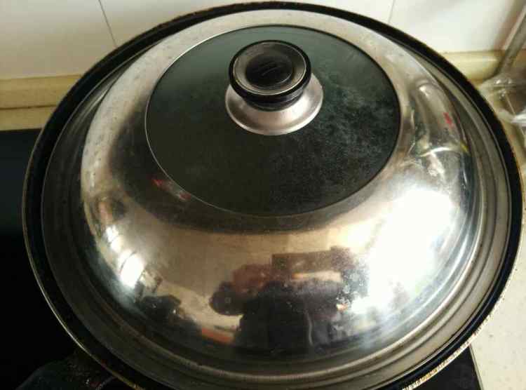咸鸡烧黄豆步骤6